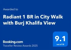 Radiant 1 BR in City Walk - Dubai