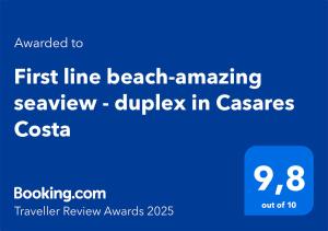 Firstline beach-amazing sea views - Estepona-La Duquesa