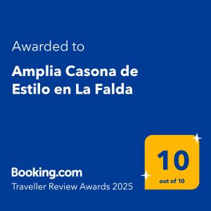 Amplia Casona de Estilo en La Falda