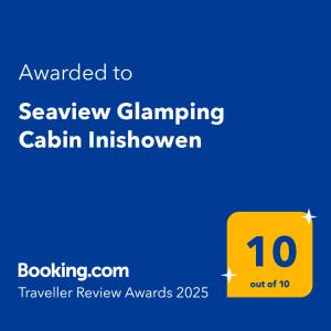 Seaview Glamping Cabin Inishowen
