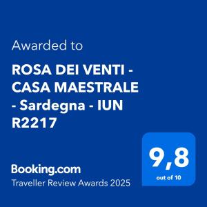 ROSA DEI VENTI - CASA MAESTRALE - Sardegna - IUN R2217