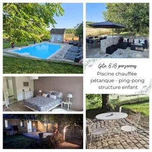 Le relais des clefs -Piscine chauffée, pétanque - 8pers - 莫里尼尚皮尼