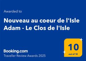 B&B / Chambres d'hotes Nouveau au coeur de l-Isle Adam - Le Clos de l-Isle : Chambre Lit King-Size - Vue sur Jardin