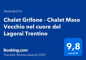 Chalet Grifone - Chalet Maso Vecchio nel cuore del Lagorai Trentino