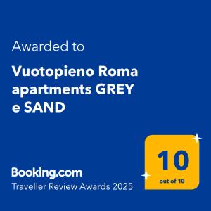 Vuotopieno Roma apartments GREY e SAND