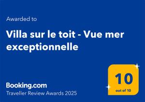 Villa sur le toit - Vue mer exceptionnelle