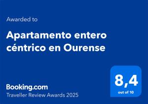 Apartamento entero céntrico en Ourense