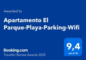 Apartamento El Parque Playa-Wifi y Parking Gratis
