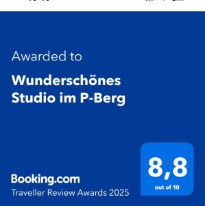 Wunderschönes Studio im P-Berg mit Pkw Stellplatz optional Buchbar