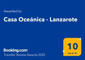 Casa Oceánica - Lanzarote