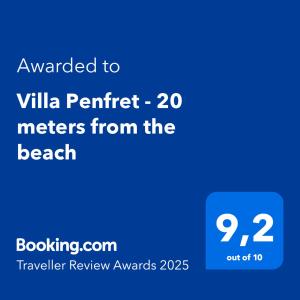 Maisons de vacances Villa Penfret - 20 meters from the beach : Maison 2 Chambres