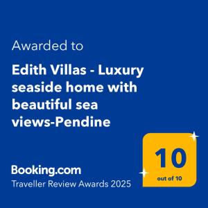 Pendine Sands Edith Villas - a luxury seaside home with beautiful sea views