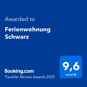 Ferienwohnung Schwarz