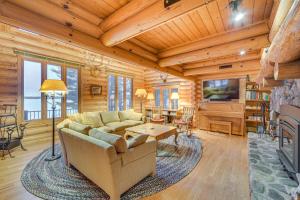 Lakefront Cabin with Sauna and Dock in Webster!