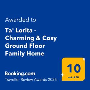 Ta Lorita - Charming & Cosy Ground Floor Family Home