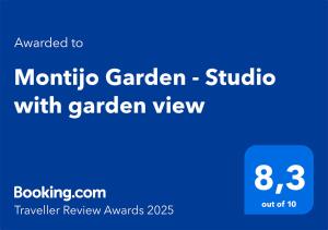 Montijo Garden - Studio with garden view