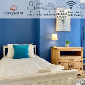 EasyRest House 1 Grantham - 6 Beds & Free Parking - Spacious & Comfy - Access to A1, Town Centre & Shops - 斯托克罗奇福德