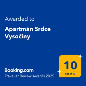 Apartmán Srdce Vysočiny