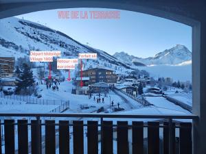 Appart au pied des pistes avec superbe vue