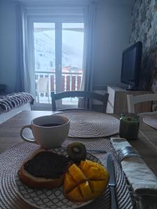 Appart au pied des pistes avec superbe vue