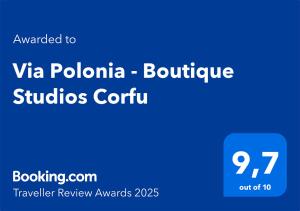 Via Polonia - Boutique Studios Corfu