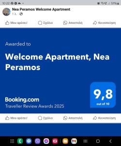 Welcome Apartment, Nea Peramos