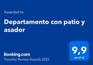 Departamento PB, patio y asador privados - NUEVO SERVICIO Estacionamiento 24hs INCLUIDO - Cerca de hotel Quinto Centenario, Nuevocentro shopping, Hospital Clinicas y Club Universitario Córdoba Sede central - Hotel 4 stelle a Córdoba