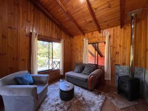 Cabaña campestre con amplio espacio natural