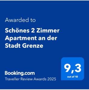 Schönes 2 Zimmer Apartment an der Stadt Grenze mit Klimaanlage