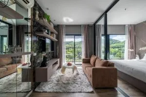 Mountain-view 1BR 9F Sriracha byน้องมังคุด - Ban Thung Sukla