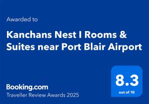 Kanchans Nest I Rooms & Suites near Port Blair Airport