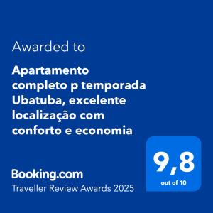 Apartamento completo e confortável com excelente localização, 5 min da Praia Grande, Tenório e comércio