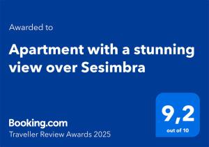Apartment with a stunning view over Sesimbra
