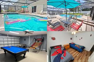 Private pool villa with game room close to theme parks!