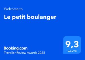 Le petit boulanger, grand 70 m2, garage disponible