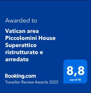 Vatican area Piccolomini House Superattico ristrutturato e arredato