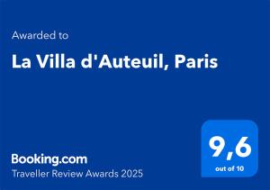 Sejours chez l'habitant La Villa d'Auteuil, Paris 16 : photos des chambres