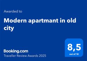 Modern apartmant in old city 