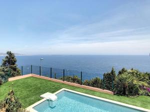Villas Sur les hauteurs de Theoule villa avec une magnifique vue mer : photos des chambres