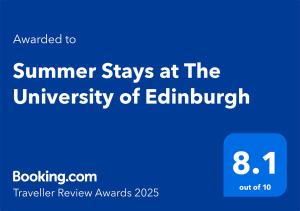 Summer Stays at The University of Edinburgh
