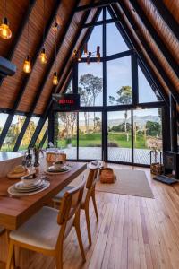 Cabanas com banheira na Serra Catarinense