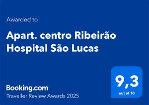 Apart. centro Ribeirão Hospital São Lucas