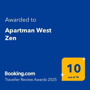 Apartman West Zen