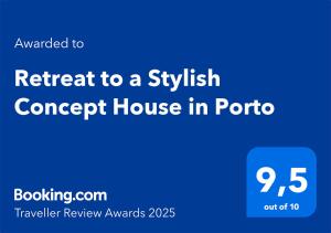Retreat to a Stylish Concept House in Porto