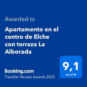Apartamento en el centro de Elche con terraza