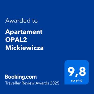Apartament OPAL2 Mickiewicza