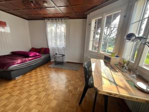 Chaletwohnung im Luzerner Seetal mit Platz, Charm und Erholungswert