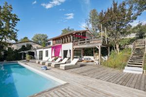 Maisons de vacances Charming country house swimming pool 17 min from Bordeaux : photos des chambres