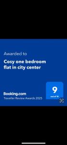 Cosy one bedroom flat in city center