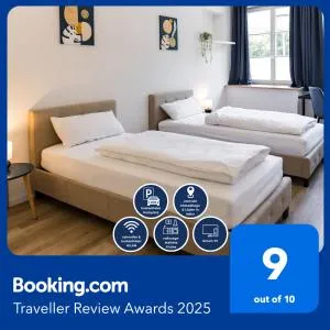 3 BR Altstadtwohnung mit Parkplatz, tolle Lage in Schwäbisch Hall, bis 8 Personen - Untermünkheim